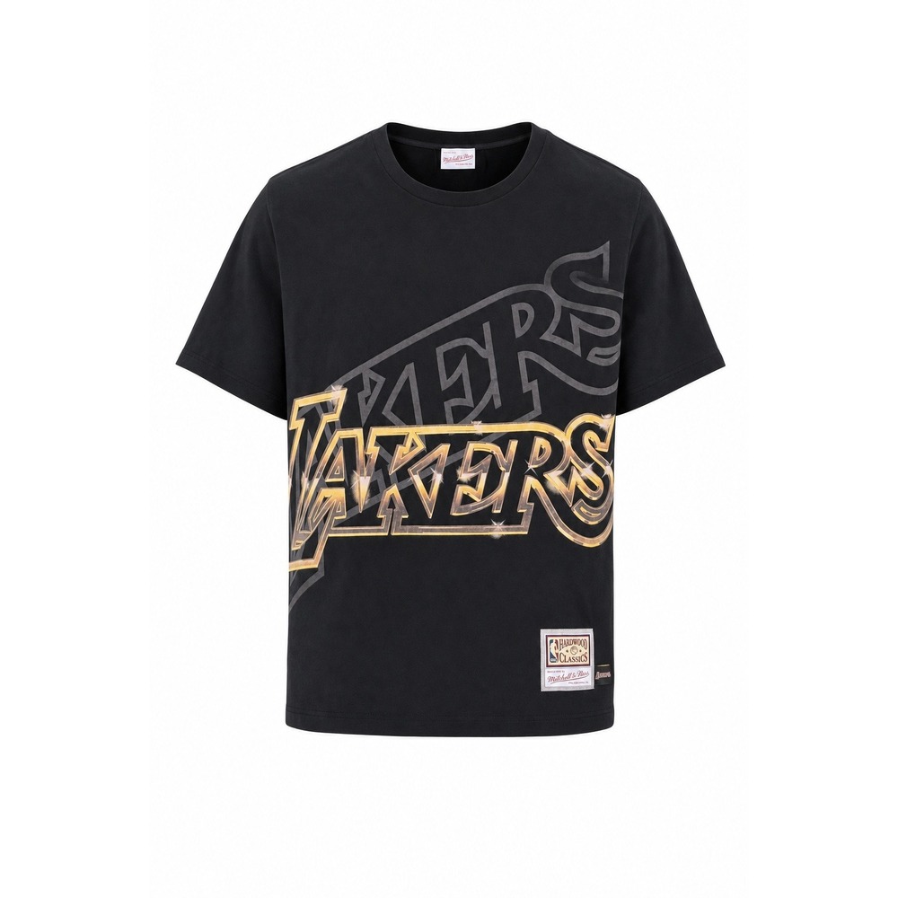 Mitchell Ness Lakers Shirt Hardwood Classics NBA Streetwear Tee HWC